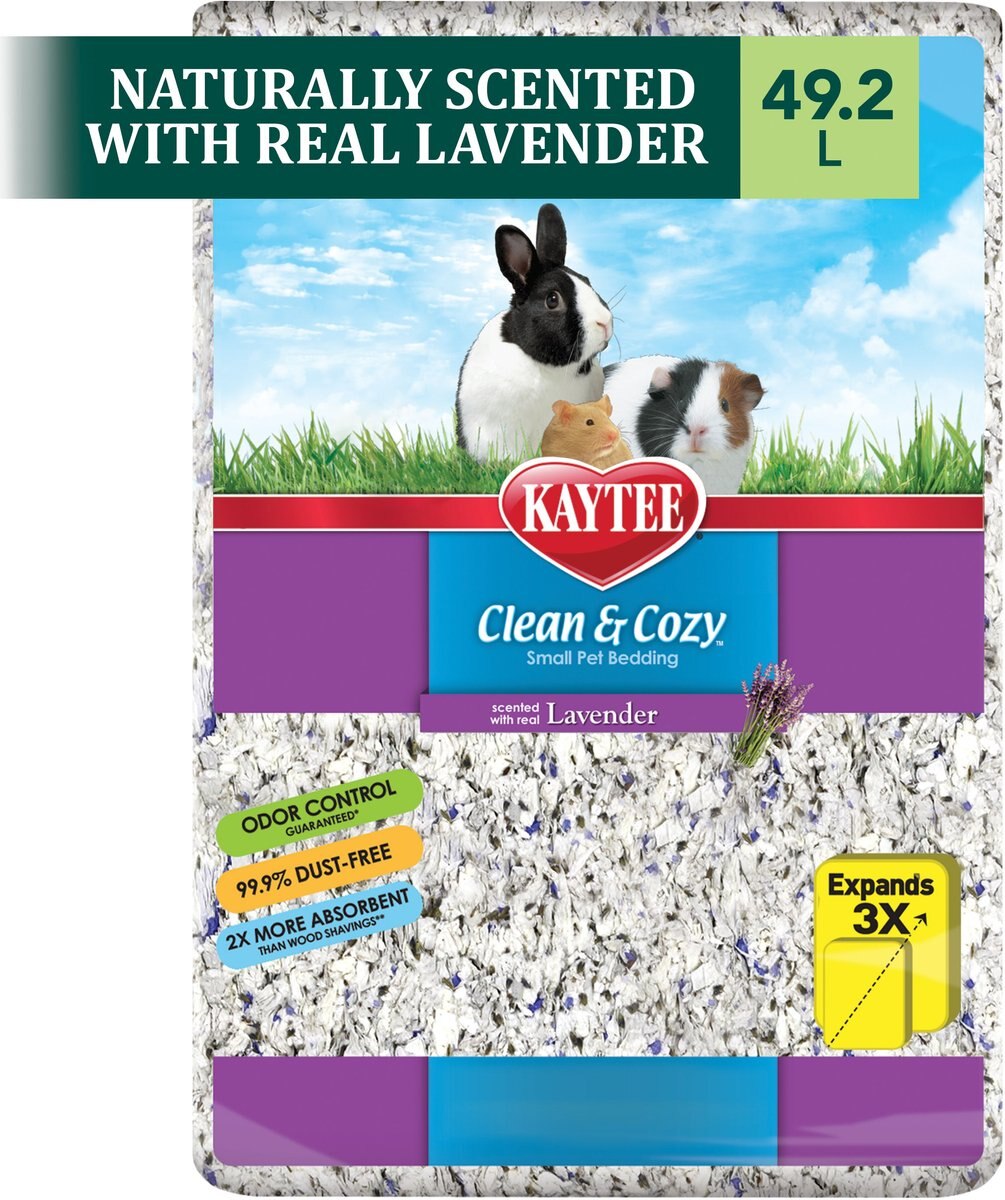 Kaytee Clean & Cozy Scented Small Animal Bedding, Lavender