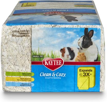 Show full view: Kaytee Clean & Cozy Small Animal Bedding, 85-L, bundle of 2 slide 7 of 10