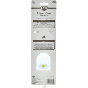 Kaytee Clear View Small Pet Water Bottle, 16-oz bottle