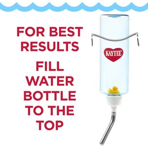 Kaytee Clear View Small Pet Water Bottle, 16-oz bottle