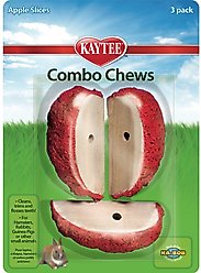Kaytee Combo Chews Apple Slices Small Pet Toy, 3 count