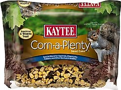 Kaytee Corn-a-Plenty Seed Cake Squirrel Food, 2.5-lb, 1 count