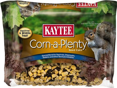 Show full view: Kaytee Corn-a-Plenty Seed Cake Squirrel Food, 2.5-lb, 1 count slide 1 of 8
