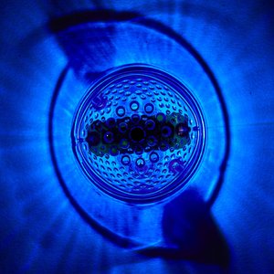 Kaytee CritterTrail Fun-nel LED Bubble Plug Small Pet Habitat Light, Blue