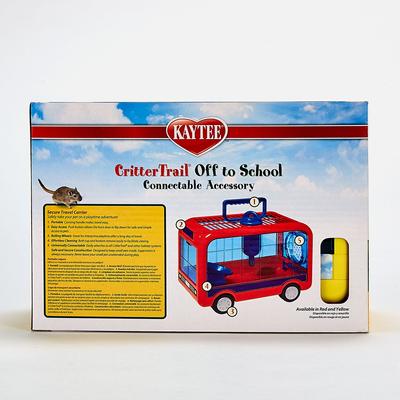 Show full view: Kaytee CritterTrail Off to School Small Animal Carrier, Color Varies slide 2 of 11