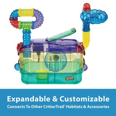 Show full view: Kaytee CritterTrail One-Level Small Animal Habitat slide 4 of 11