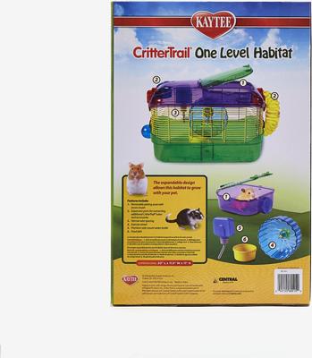 Show full view: Kaytee CritterTrail One-Level Small Animal Habitat slide 6 of 11