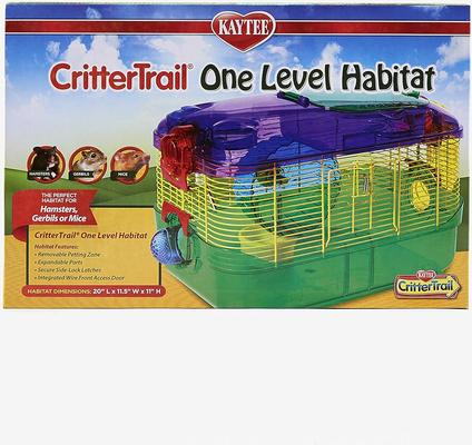 Show full view: Kaytee CritterTrail One-Level Small Animal Habitat slide 7 of 11