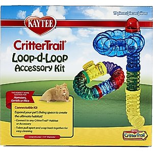 Kaytee CritterTrail Small Animal Accessory Kit, Loop-d-Loop
