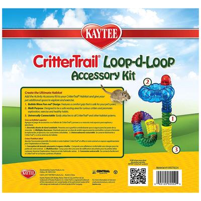 Show full view: Kaytee CritterTrail Small Animal Accessory Kit, Loop-d-Loop slide 7 of 13