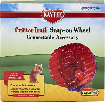 Show full view: Kaytee CritterTrail Small Animal Accessory Kit, Snap-On Wheel slide 2 of 7