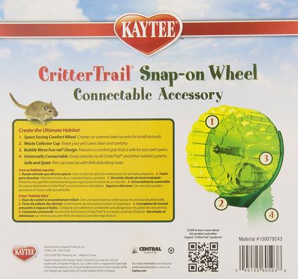 Show full view: Kaytee CritterTrail Small Animal Accessory Kit, Snap-On Wheel slide 3 of 7