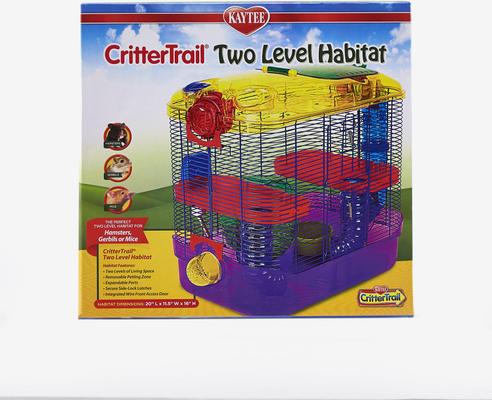 Show full view: Kaytee CritterTrail Small Animal Habitat, 2-level slide 5 of 13