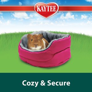 Kaytee Cuddle-E-Cup Plush Small Animal Bed, 10-in, Color Varies