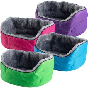 Kaytee Cuddle-E-Cup Plush Small Animal Bed, 10-in, Color Varies