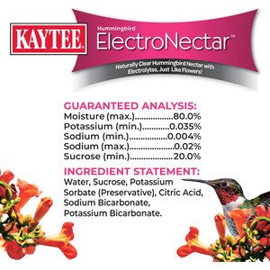 Kaytee Electro Nectar Hummingbird Food, 64-oz bottle