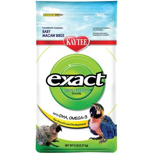 Kaytee Exact Hand Feeding Formula Baby Macaw Food, 5-lb bag