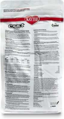 Show full view: Kaytee Exact Hand Feeding High Fat Formula Baby Bird Food, 5-lb bag slide 2 of 6