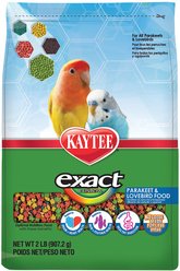 Kaytee Exact Rainbow Parakeet & Lovebird Food, 2-lb bag