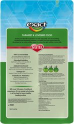 Kaytee Exact Rainbow Parakeet & Lovebird Food, 2-lb bag slide 2 of 4