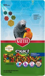 Kaytee Exact Rainbow Parrot & Conure Bird Food, 2.5-lb bag