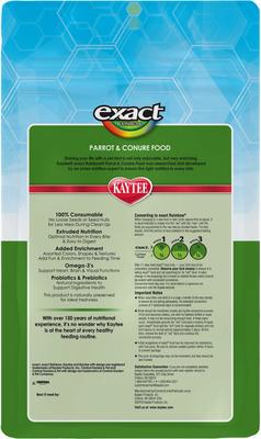 Show full view: Kaytee Exact Rainbow Parrot & Conure Bird Food, 2.5-lb bag slide 3 of 7
