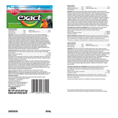 Show full view: Kaytee Exact Rainbow Parrot & Conure Bird Food, 20-lb bag slide 8 of 10