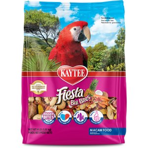 Kaytee Fiesta Big Bites Macaw Food, 10-lb bag
