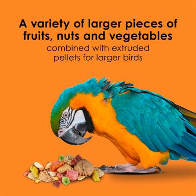 Show full view: Kaytee Fiesta Big Bites Macaw Food, 10-lb bag slide 4 of 13