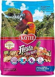 Kaytee Fiesta Big Bites Parrot Food, 4-lb bag