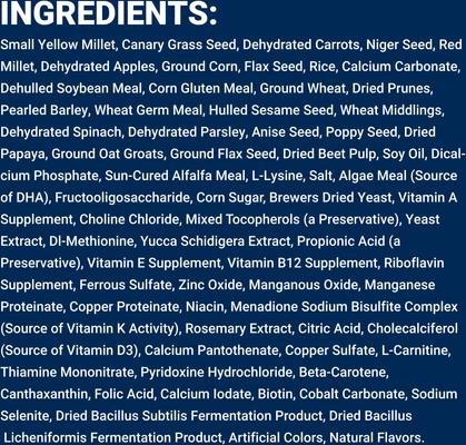 Show full view: Kaytee Fiesta Fruit & Veggie Parakeet Bird Treats, 9.5-oz jar slide 4 of 5