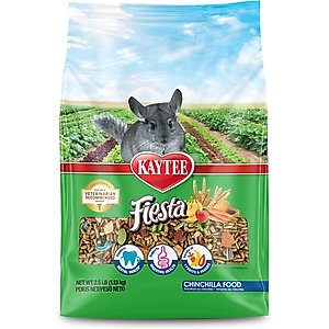 Kaytee Fiesta Gourmet Variety Diet Chinchilla Food, 2.5-lb bag