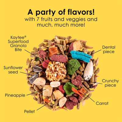 Show full view: Kaytee Fiesta Nutritious & Fun Blend Chinchilla Food, 2.5-lb bag slide 7 of 12