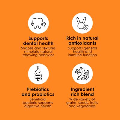 Show full view: Kaytee Fiesta Gourmet Variety Diet Gerbil & Hamster Food, 2.5-lb bag slide 5 of 11