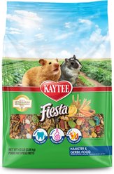 Kaytee Fiesta Gourmet Variety Diet Gerbil & Hamster Food, 4.5-lb bag