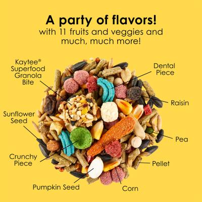 Show full view: Kaytee Fiesta Gourmet Variety Diet Gerbil & Hamster Food, 4.5-lb bag slide 7 of 11