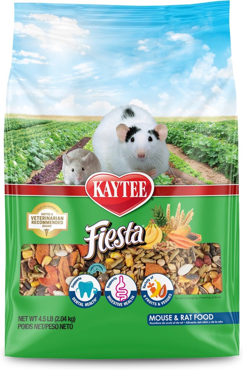 Kaytee Fiesta Gourmet Variety Diet Mouse & Rat Food
