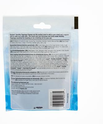 Show full view: Kaytee Fiesta Healthy Toppings Papaya Small Animal Treats, 2.5-oz bag slide 2 of 7