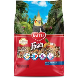 Kaytee Fiesta Variety Mix Cockatiel Food, 2.5-lb bag