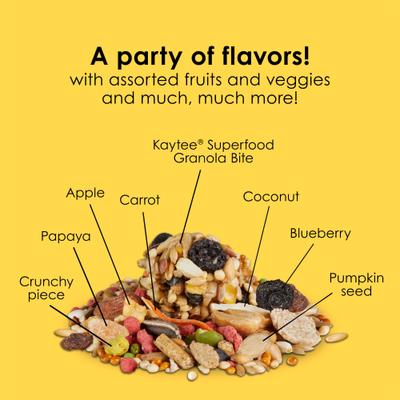 Show full view: Kaytee Fiesta Variety Mix Cockatiel Food, 25-lb bag slide 7 of 12