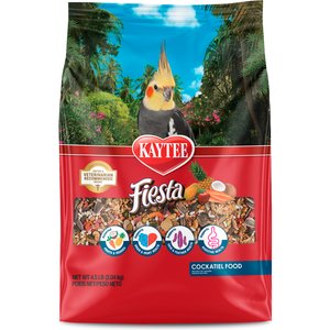 Kaytee Fiesta Variety Mix Cockatiel Food, 4.5-lb bag