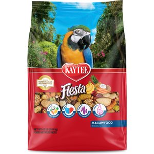 Kaytee Fiesta Variety Mix Macaw Food, 4.5-lb bag