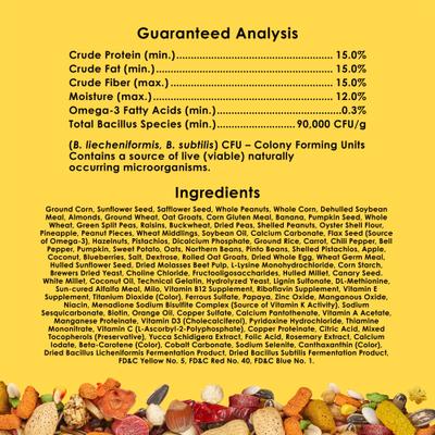 Show full view: Kaytee Fiesta Variety Mix Macaw Food, 4.5-lb bag slide 10 of 13