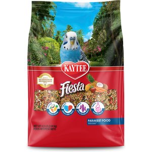 Kaytee Fiesta Variety Mix Parakeet Food, 4.5-lb bag