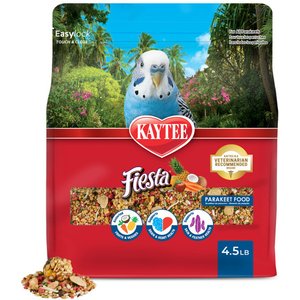 Kaytee Fiesta Variety Mix Parakeet Food, 4.5-lb bag