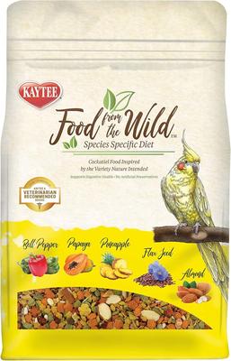 Show full view: Kaytee Food from the Wild Cockatiel Bird Food, 2.5-lb bag slide 8 of 10