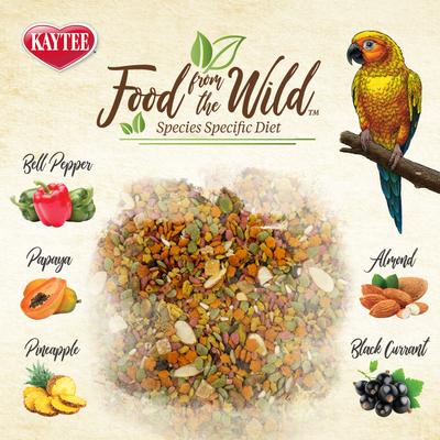 Show full view: Kaytee Food from the Wild Conure Bird Food, 2.5-lb bag slide 7 of 11