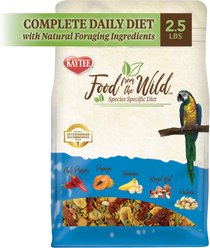 Kaytee Food from the Wild Macaw Bird Food, 2.5-lb bag