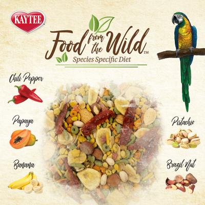 Show full view: Kaytee Food from the Wild Macaw Bird Food, 2.5-lb bag slide 4 of 10