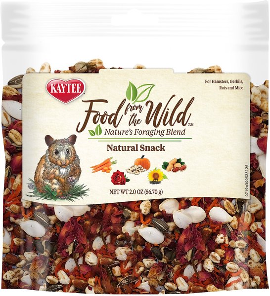 Kaytee Food from the Wild Natural Snack Hamster & Gerbil Treats, 2-oz bag